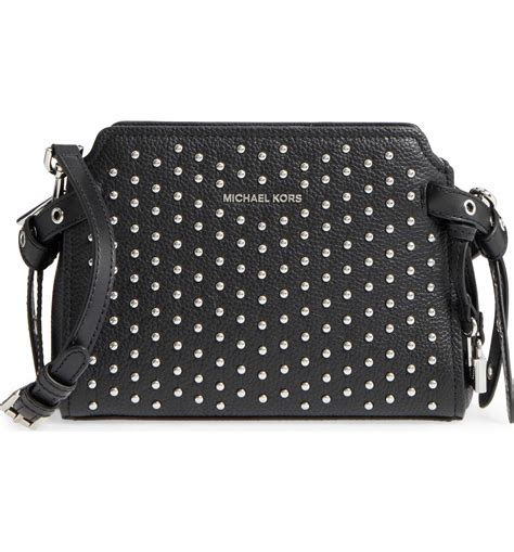 michael kors travel crossbody bag|Michael Kors studded crossbody bag.